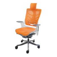 Bürostuhl MERRYFAIR Wau 2b Hartschale ergonomisch orange