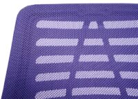 Bürostuhl Madrid ergonomische Rückenlehne Netzbezug Stoff/Textil lila