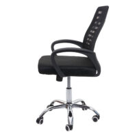 Bürostuhl Madrid ergonomische Rückenlehne Netzbezug Stoff/Textil schwarz