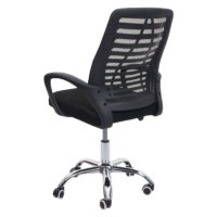 Bürostuhl Madrid ergonomische Rückenlehne Netzbezug Stoff/Textil schwarz
