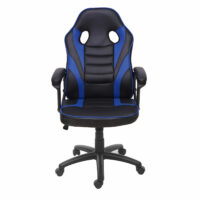 Bürostuhl  Racing Chair Gaming-Chair schwarz blau