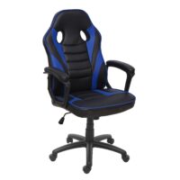 Bürostuhl  Racing Chair Gaming-Chair schwarz blau