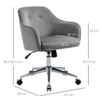Bürostuhl Retro mit Wippenfunktion 