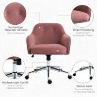 Bürostuhl Retro mit Wippenfunktion 