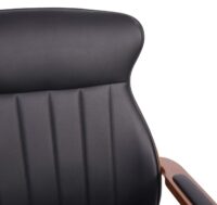 Bürostuhl Schreibtischstuhl Bugholz ~ schwarz