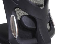 Bürostuhl Sliding-Funktion 150kg belastbar Stoff/Textil schwarz