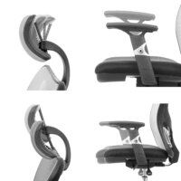 Bürostuhl Sliding-Funktion 150kg belastbar Stoff/Textil schwarz