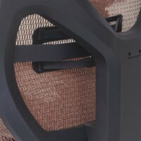 Bürostuhl Sliding-Funktion Textil mit Nackenstütze mandarin