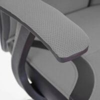 Bürostuhl Sliding-Funktion mit Nackenstütze Stoff grau