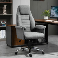 Bürostuhl Stoff + Metall 68x69x116-126cm Grau