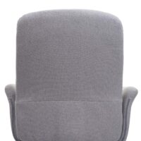 Bürostuhl Valencia Drehstuhl Lehnstuhl Stoff/Textil mit Armlehne grau