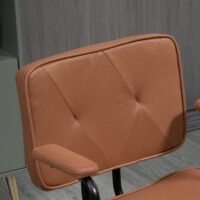 Bürostuhl Vintage Braun 61x58x82-91cm