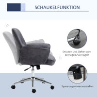 Bürostuhl ergonomisch mit Wippenfunktion belastbar bis 120kg