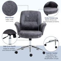 Bürostuhl ergonomisch mit Wippenfunktion belastbar bis 120kg