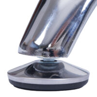 Bürostuhl mit Armlehne drehbar höhenverstellbar Textil creme