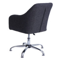 Bürostuhl mit Armlehne drehbar höhenverstellbar extil dunkelgrau