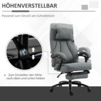 Bürostuhl mit Fussstütze Massagefunktion ergonomisch