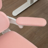Bürostuhl mit Wippfunktion Schreibtischstuhl Rosa
