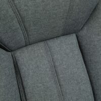 Bürostuhl mit Wippfunktion ergonomisch Grau 65x78x110-120cm