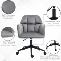 Bürostuhl modern Grau