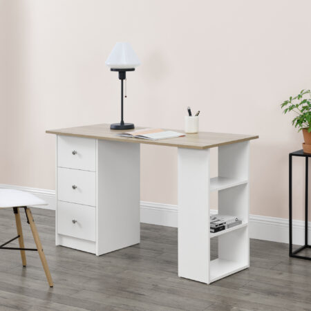 Schreibtisch Lemberg 120x50x72 cm Eiche-Optik