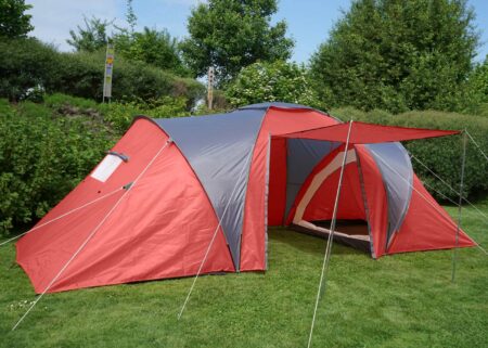 Campingzelt Igluzelt Loksa für 6 Personen ~ rot