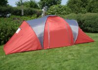 Campingzelt Igluzelt Loksa für 6 Personen ~ rot