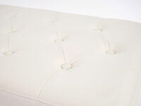 Chesterfield Lounge Sessel ~ runde Füsse weiss