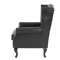 Chesterfield Sessel Ohrensessel ~ schwarz