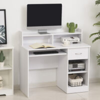 Computertisch Bürotisch mit Schublade 104x48x95.5cm