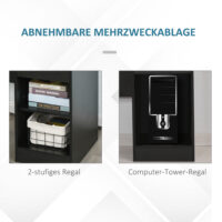 Computertisch Bürotisch mit Schublade 104x48x95.5cm