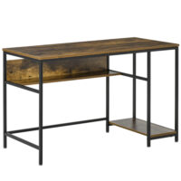 Computertisch Schreibtisch mit Ablagen 120x60x75cm