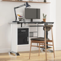 Computertisch Schreibtisch mit Schubladen 100x52x75cm