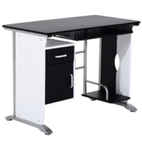 Computertisch Schreibtisch mit Schubladen 100x52x75cm