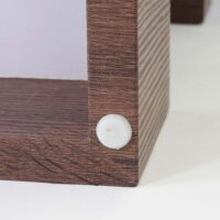 Couchtisch 40x110x60cm braune Eicheoptik