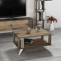 Couchtisch Århus mit Ablage 40x70x50cm Eiche