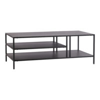 Couchtisch Kumlinge 40x110x55cm Schwarz