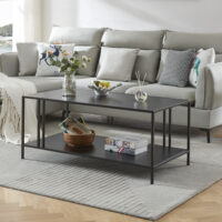 Couchtisch Kumlinge 110x55x47cm Schwarz