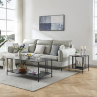 Couchtisch Kumlinge 110x55x47cm Schwarz