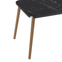Couchtisch Skælskør 41x90x50cm Marmor. schwarz