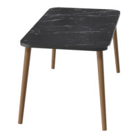 Couchtisch Skælskør 41x90x50cm Marmor. schwarz