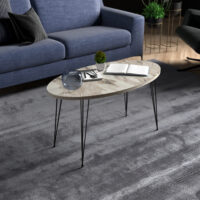 Couchtisch Skævinge 43x90x50cm Marmorweiss