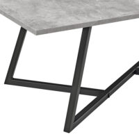Couchtisch Mosta 120 x 60 x 45 cm Betonoptik