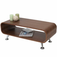 Couchtisch HWC XXL 34x90x39cm Walnuss natur