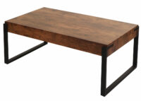 Couchtisch JAM-L53 Beistelltisch Metall 43x110x64cm