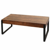 Couchtisch JAM-L53 Beistelltisch Metall 43x110x64cm