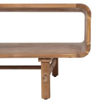 Couchtisch Wohnzimmertisch Akazie Massiv-Holz 44x125x60cm