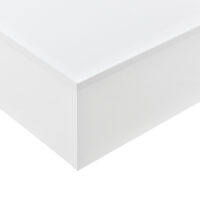 Couchtisch Lärketorp 115x55x31 cm Weiss Hochglanz