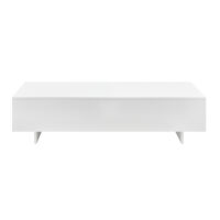 Couchtisch Lärketorp 115x55x31 cm Weiss Hochglanz