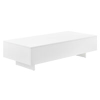 Couchtisch Lärketorp 115x55x31 cm Weiss Hochglanz